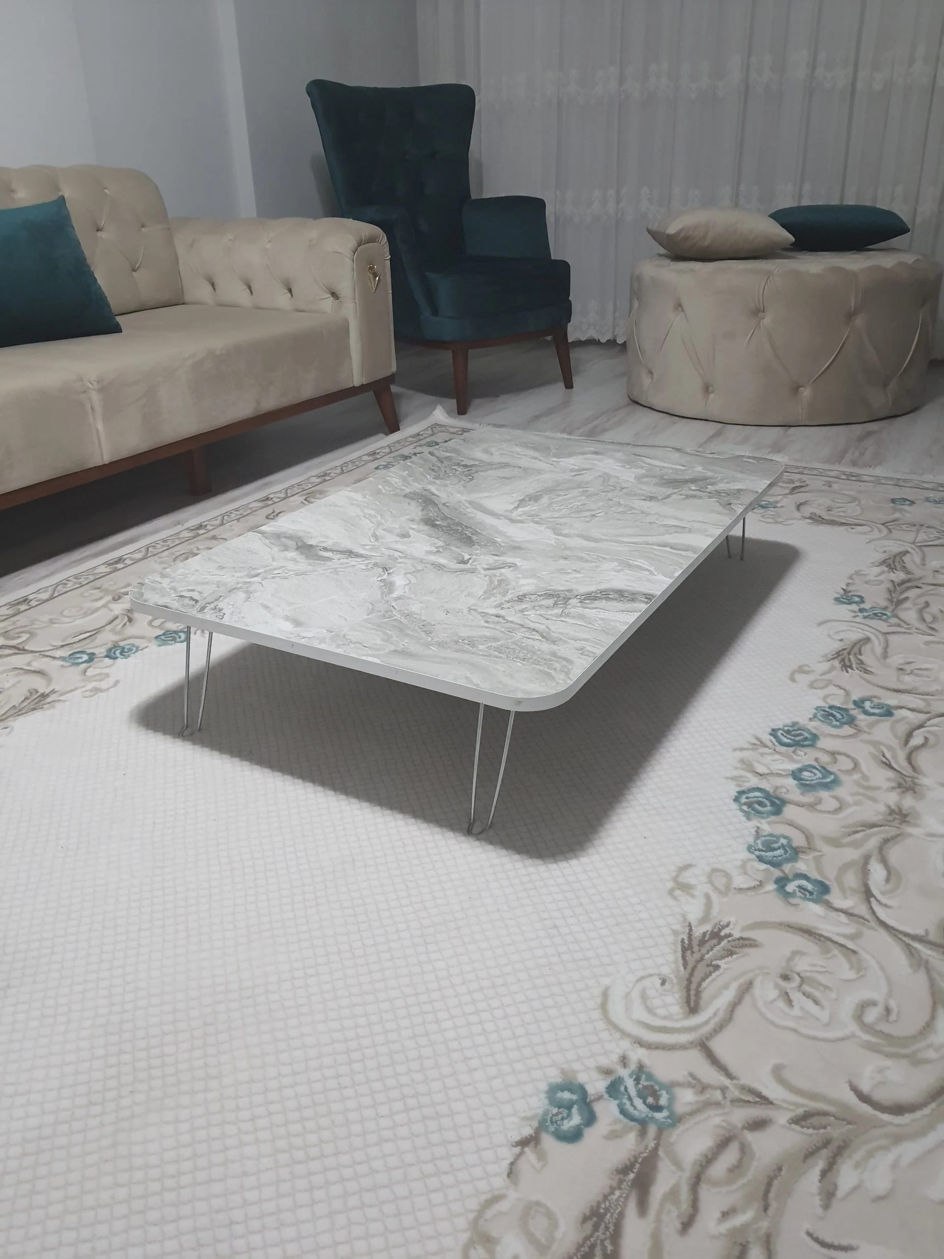 Yeni Model Dikdörtgen Yer Sofrası (70*120) - Görsel 2
