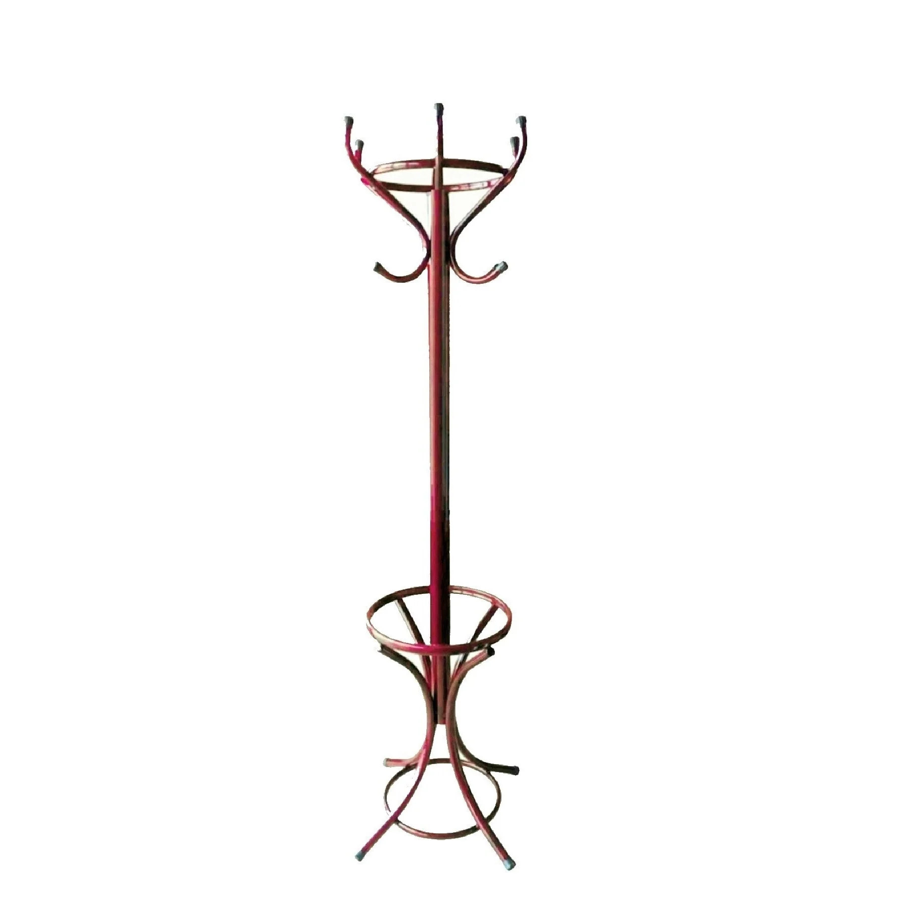 Metal Portmanto Askılık Bordo