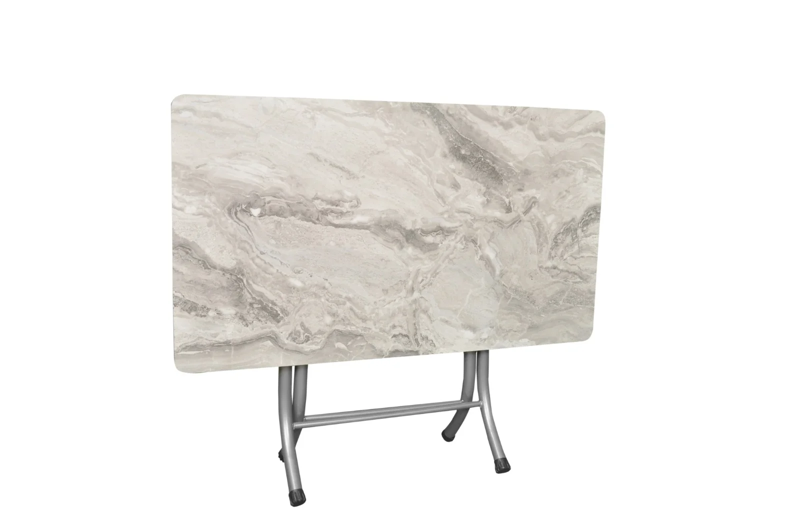 Gri Mermer Desenli Katlanabilir Masa (70*120)