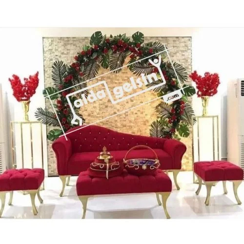 Dev Josefin Taht 4 Lü Kına Nişan Organizasyon Seti