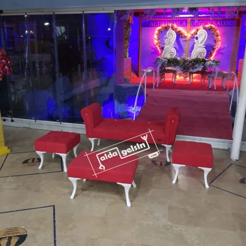 Saltanat Taht 4 Lü Kına Nişan Organizasyon Seti