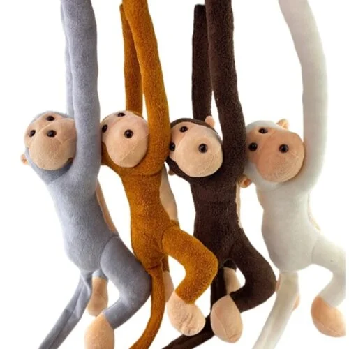 Alternative view of Uyku Arkadaşı Peluş Sevimli Sarılan Maymun 70 Cm