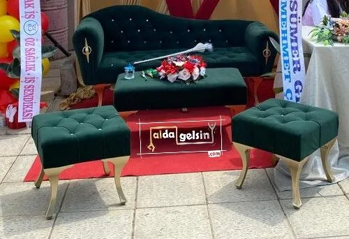 Dev Josefin Taht 4 Lü Kına Nişan Organizasyon Seti