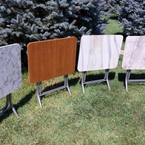 Dekoratif Katlanır Masa Bahçe Masası (60*90)