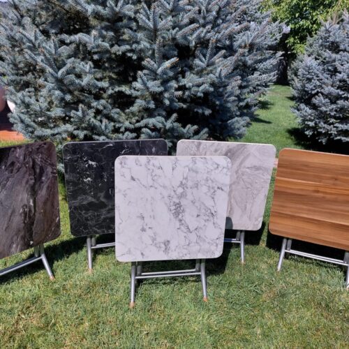 Dekoratif Katlanır Masa Bahçe Masası (60*60)