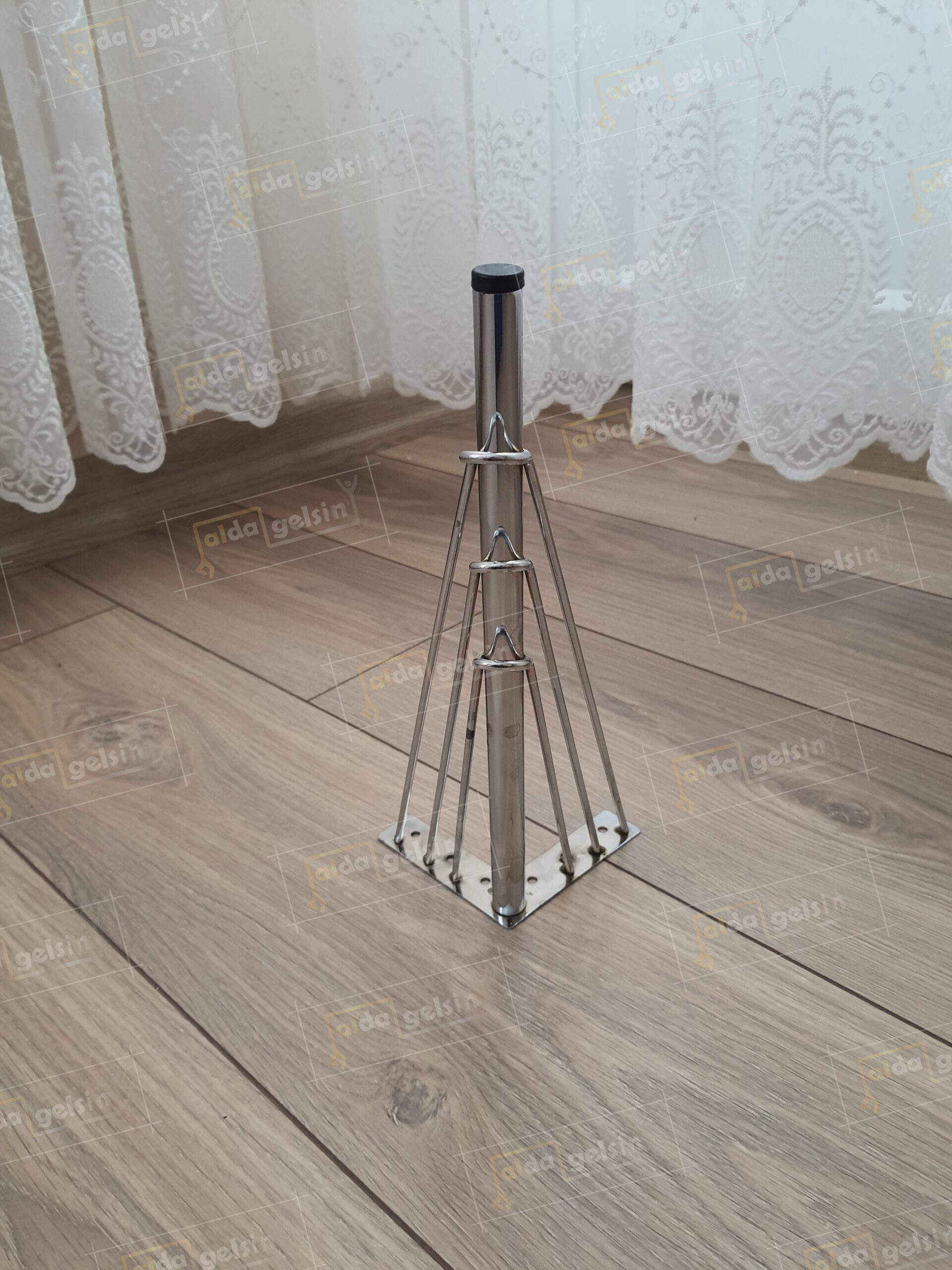 Mobilya Koltuk Sehpa Komidin Puf Bench Metal Telli Ayak 32 cm 2 Adet - Görsel 2