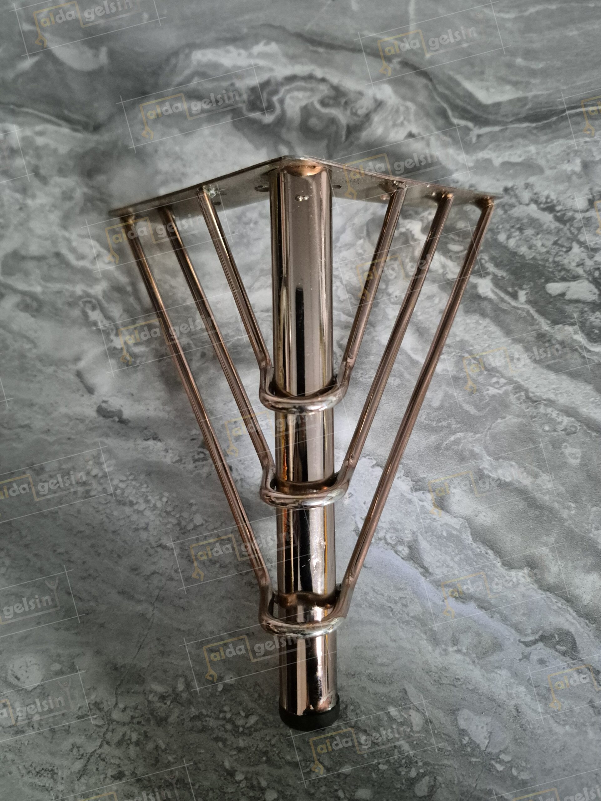 Mobilya Koltuk Sehpa Komidin Puf Bench Metal Telli Ayak 16 cm 4 Adet - Görsel 3