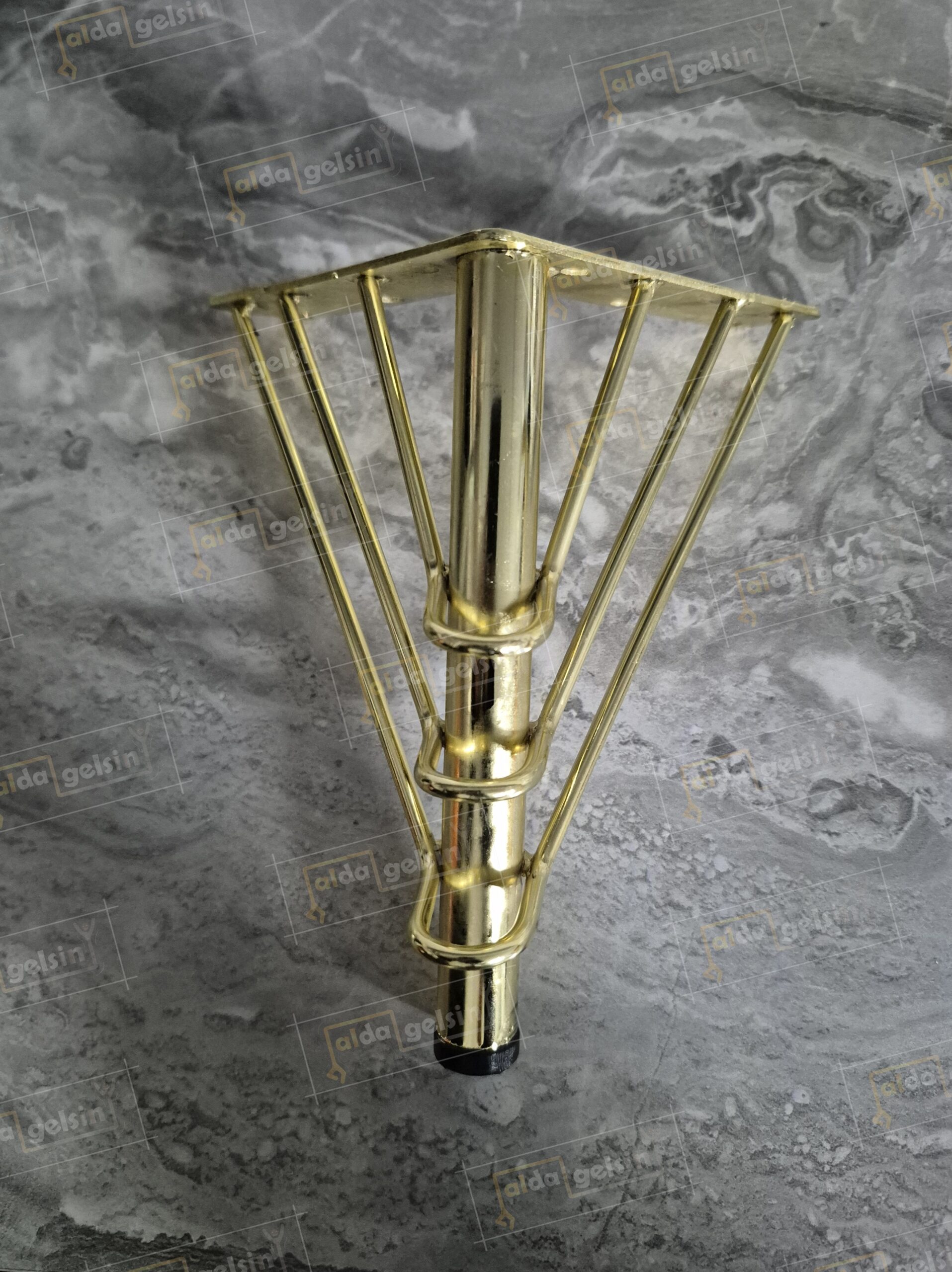 Mobilya Koltuk Sehpa Komidin Puf Bench Metal Telli Ayak 16 cm 4 Adet