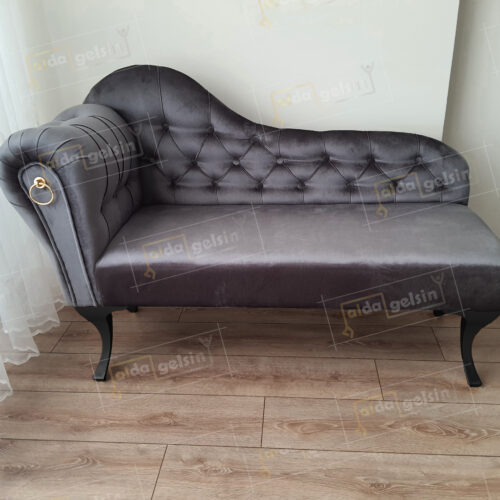 Dekoratif Bihter Koltuğu Antrasit  Josephine Koltuk